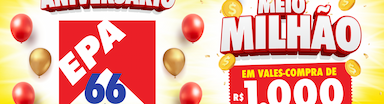 Aniversário EPA: concorra a meio milhão em vales-compras!